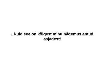 Füüsikaline maailmapilt #7