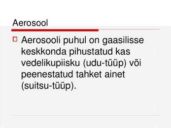 Pihussüsteemid #16
