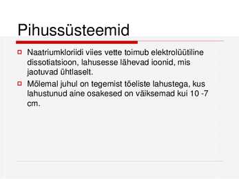 Pihussüsteemid #3