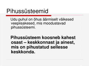 Pihussüsteemid #5