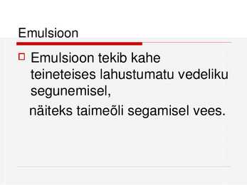 Pihussüsteemid #7