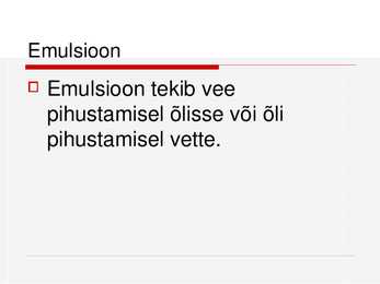 Pihussüsteemid #9