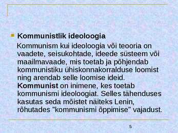 Kommunism #5