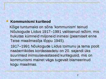 Kommunism #7