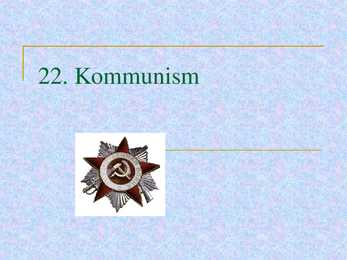 Kommunism