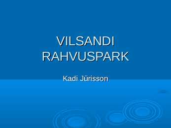 Vilsandi Rahvuspark