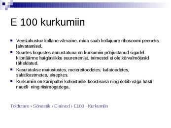 Taimsed toiduvärvid #3