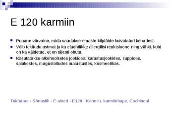 Taimsed toiduvärvid #4
