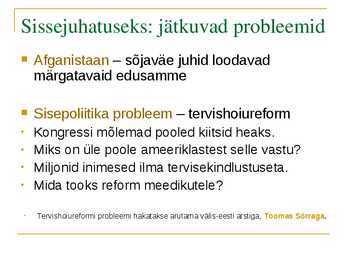 USA probleemid #2