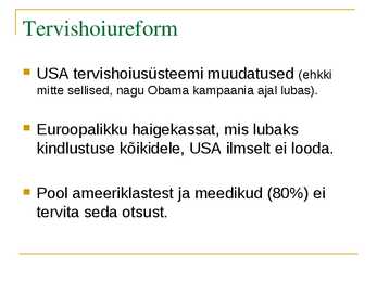 USA probleemid #15