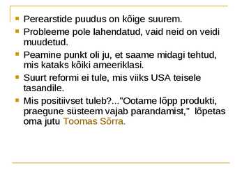 USA probleemid #22