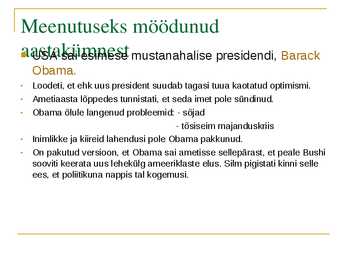 USA probleemid #4