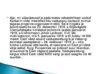 Eesti Vabadussõda #4