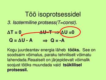 Dermodünaamika #22