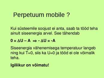 Dermodünaamika #27