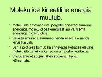 Dermodünaamika #4