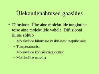 Dermodünaamika #34