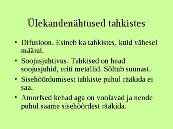 Dermodünaamika #42
