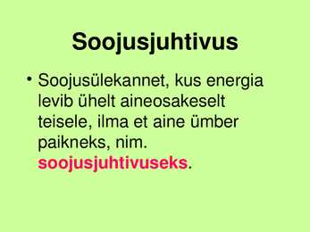 Dermodünaamika #9