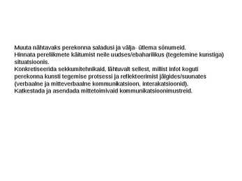 Pereteraapia #9