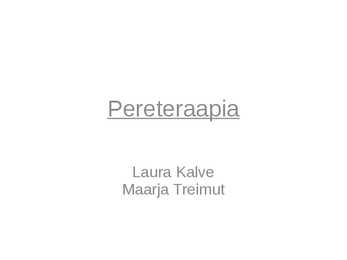 Pereteraapia