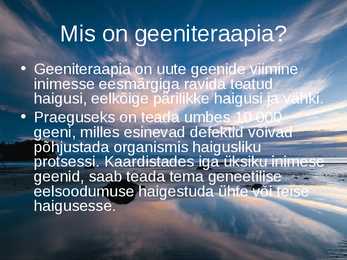 Rakendusbioloogia #22