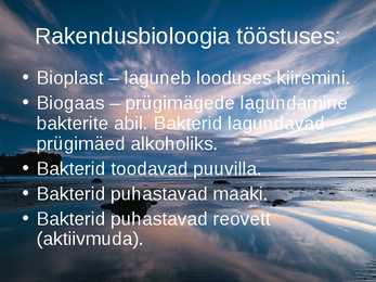 Rakendusbioloogia #10