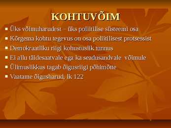 Valitsemine ja avalik haldus #30