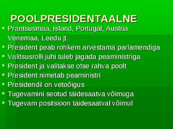 Valitsemine ja avalik haldus #7