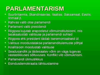 Valitsemine ja avalik haldus #8