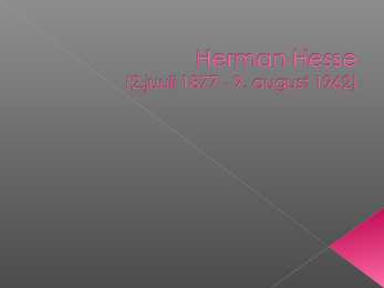 Herman Hesse