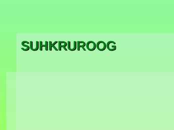 Suhkruroog