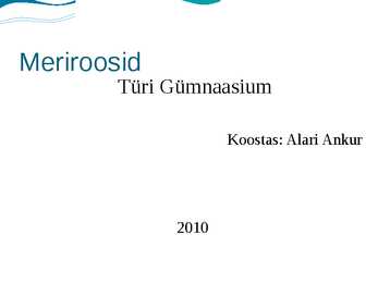Meriroosid