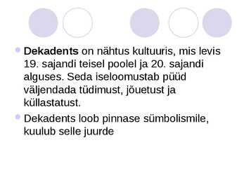 Dekadents #2