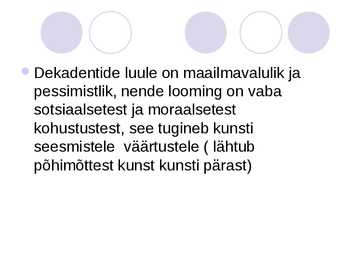 Dekadents #5