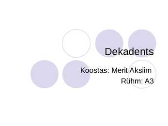 Dekadents