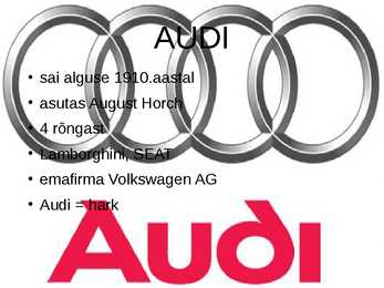 Auto- audi #2