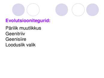 Inimese evolutsiooni jätkumise võimalikkusest #2