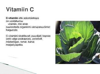 Esitlus vitamiinidest #5