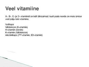 Esitlus vitamiinidest #7
