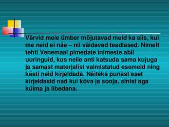 Värvid ja nende segamine #2