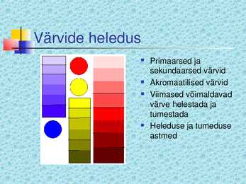 Värvid ja nende segamine #15