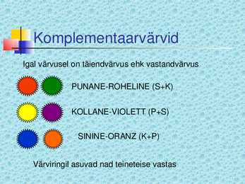 Värvid ja nende segamine #16