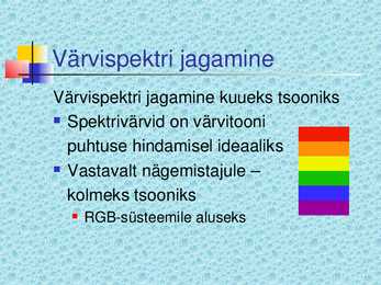 Värvid ja nende segamine #21