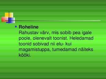 Värvid ja nende segamine #7