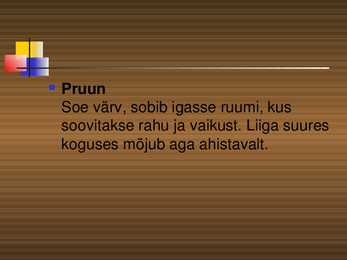 Värvid ja nende segamine #8