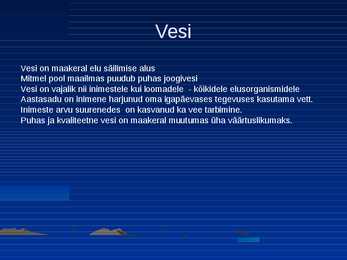 Mulla ja vee saastatus - PowerPointi esitlus #2