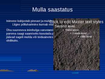 Mulla ja vee saastatus - PowerPointi esitlus #6
