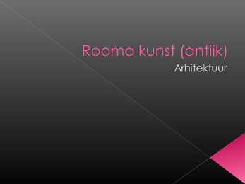 Rooma kunst #13