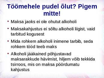 Maksa kümme ametit #13